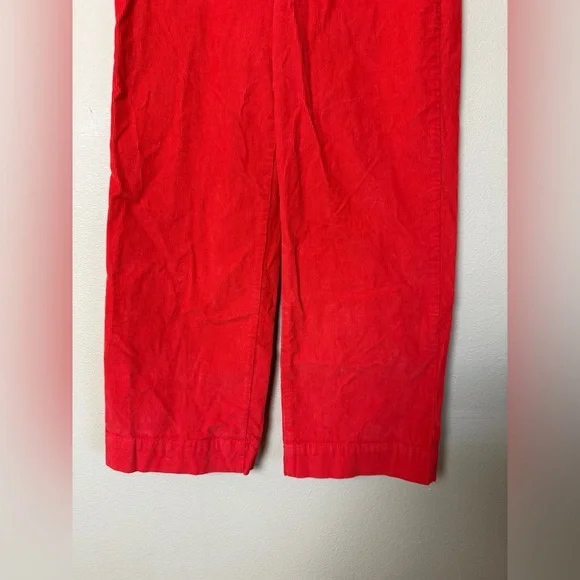 Marine Layer Bridget Wide Leg Crop Corduroy Pants Size 6 - Picture 8 of 13